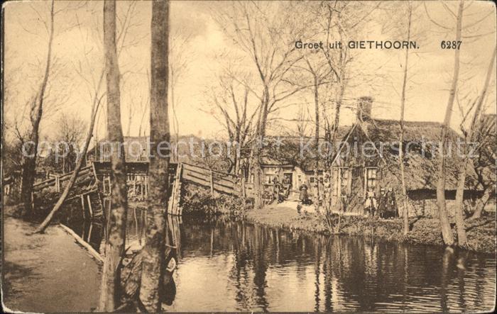 Giethoorn Teilansicht Wasserstrasse