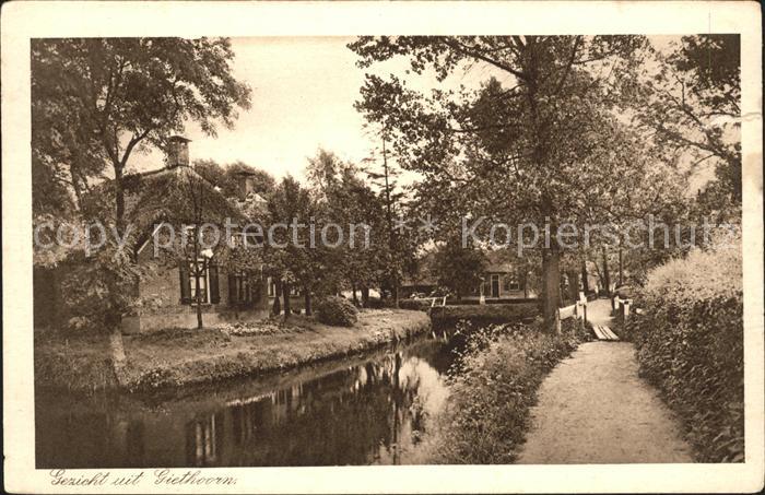 Giethoorn Teilansicht Kanal
