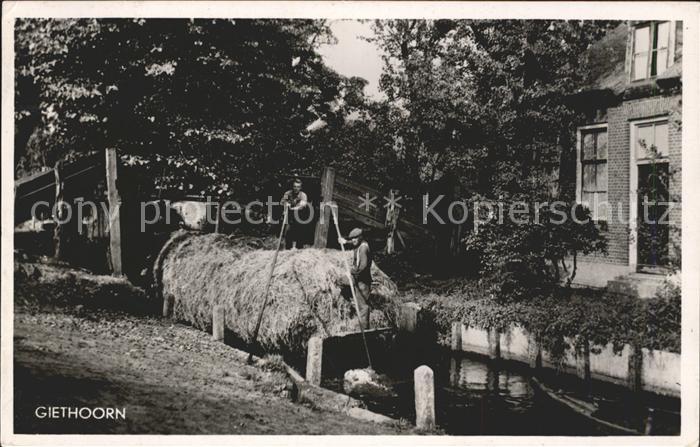Giethoorn Kahn Wasserstrasse
