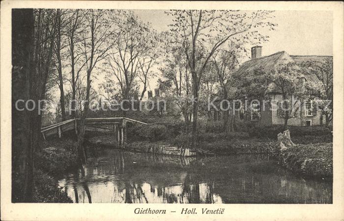 Giethoorn Hollandsch Venetie Wasserstrasse