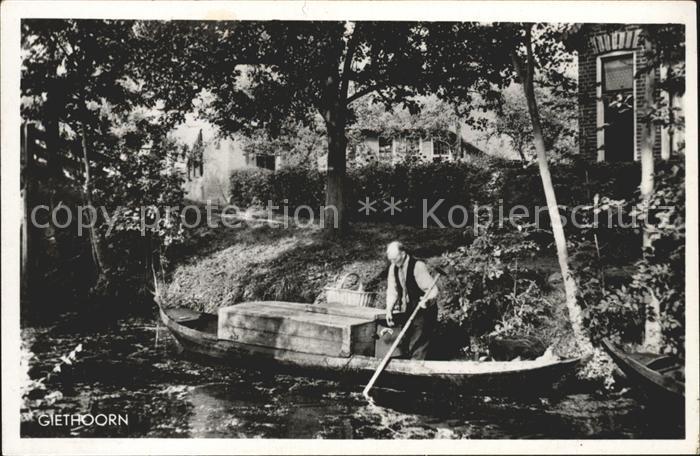 Giethoorn Bondshotel Pension Prinsen Beulakerwiede Kahn Wasserstrasse