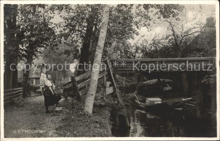 Giethoorn Hotel Prinsen Wasserstrasse Holzbruecke