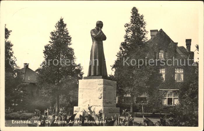 Enschede Mgr. Dr. Alfons Ariens Monument Denkmal