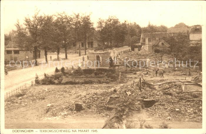 Doetinchem Terborgscheweg maart 1945