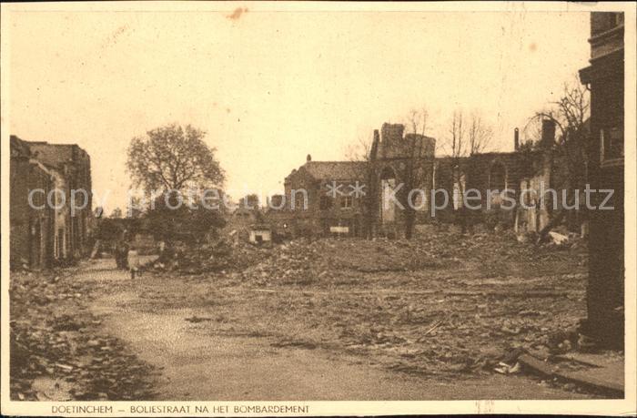 Doetinchem Boliestraat na het Bombardement
