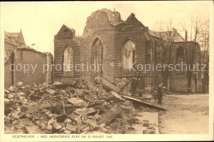 Doetinchem Ned Hervormde Kerk na 21 maart 1945