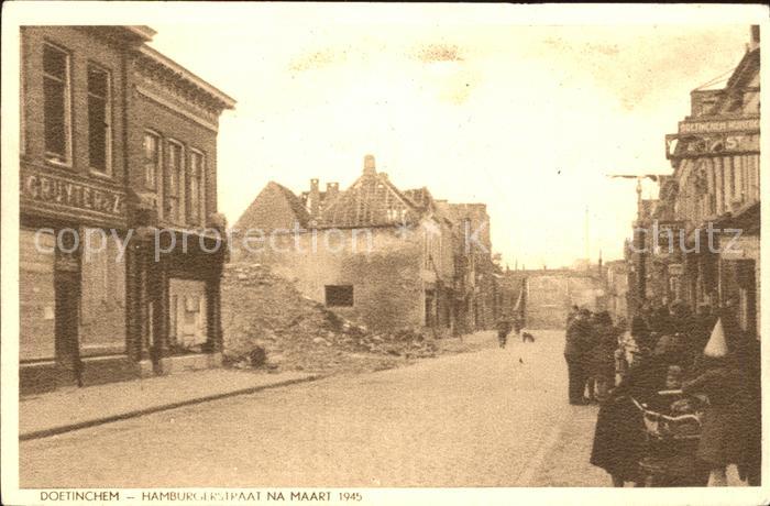 Doetinchem Hamburgerstraat na Maart 1945