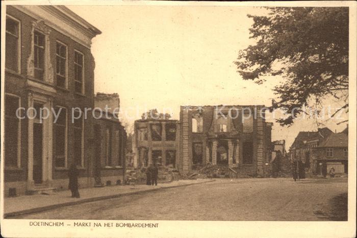 Doetinchem Markt na het Bombardement