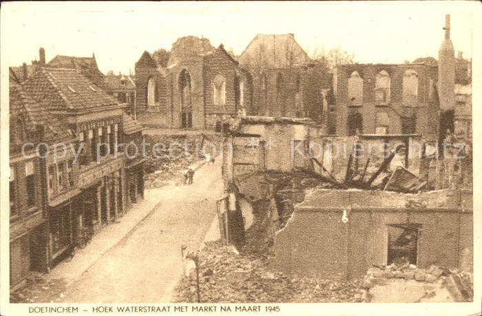 Doetinchem Hoek Waterstraat met Markt Ruine