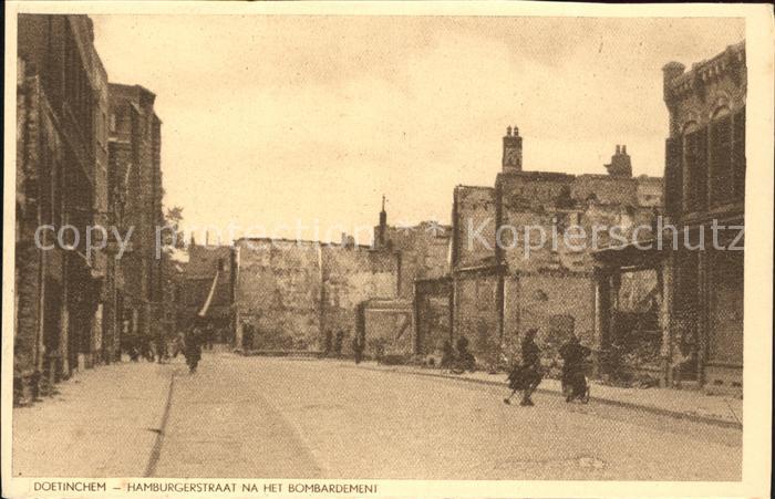 Doetinchem Hamdburgerstraat Bombardement