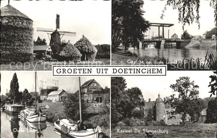 Doetinchem Slangenburg IJssel Kasteel Segelboote