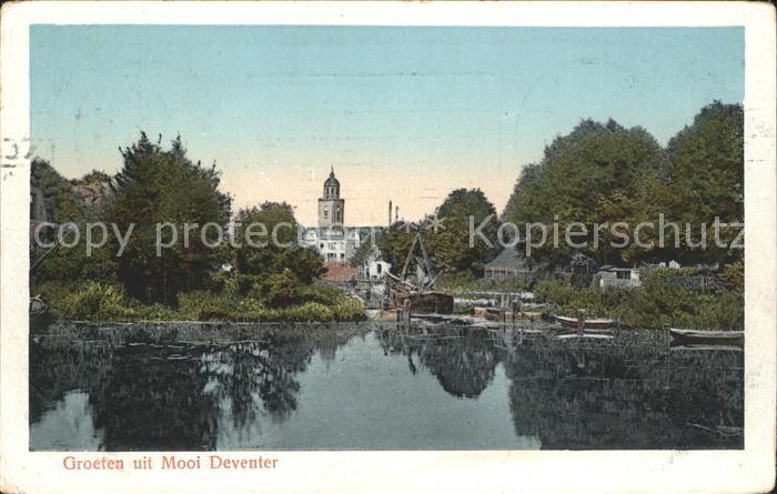 Deventer Teich Boote Mooi
