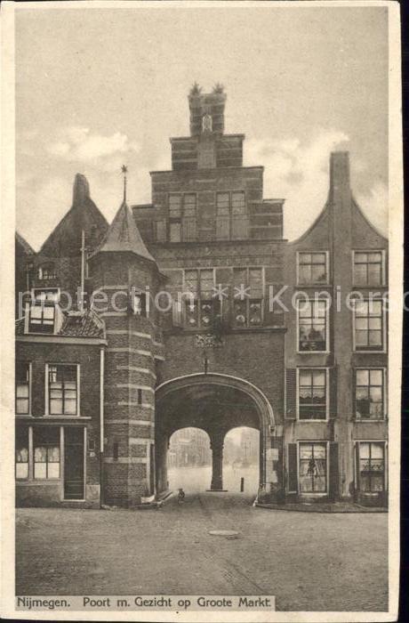 Nijmegen Poort Gezicht Groote Markt