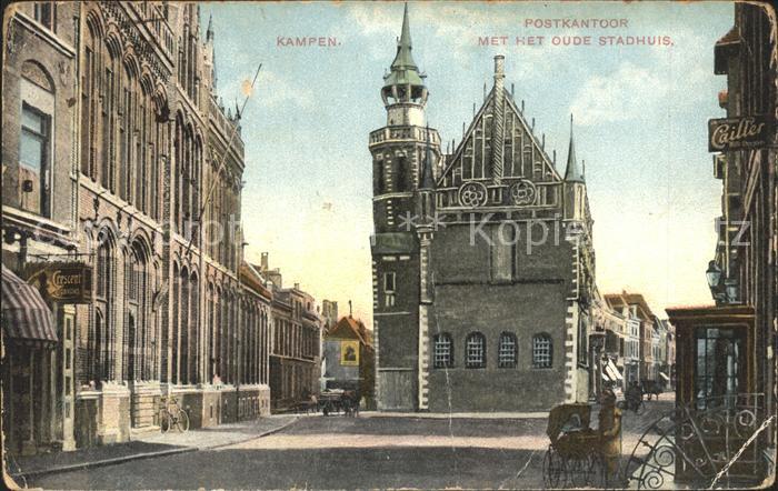 Kampen Niederlande Postkantoor met Oude Stadhuis