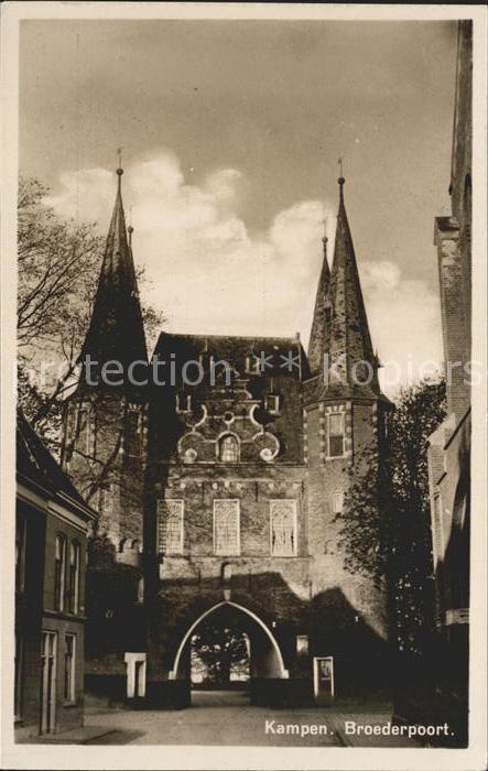 Kampen Niederlande Broederpoort Tor