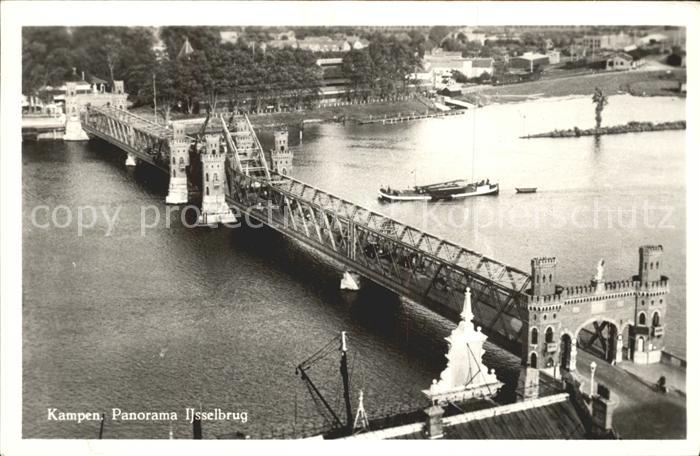 Kampen Niederlande Panorama Ijsselbrug Brücke Fliegeraufna