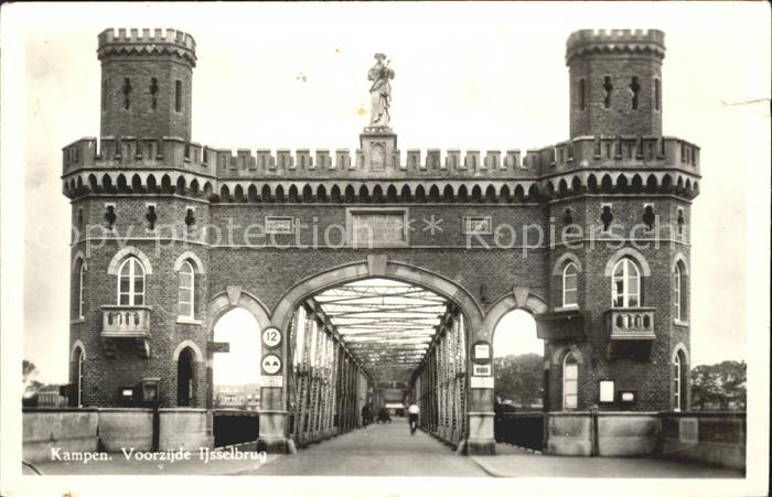 Kampen Niederlande Voorzijde Ijsselbrug Bruecke