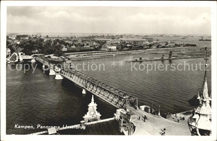 Kampen Niederlande Panorama Ijsselbrug Bruecke