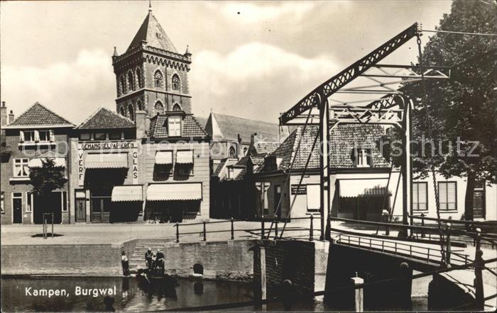 Kampen Niederlande Burgwal Zugbruecke