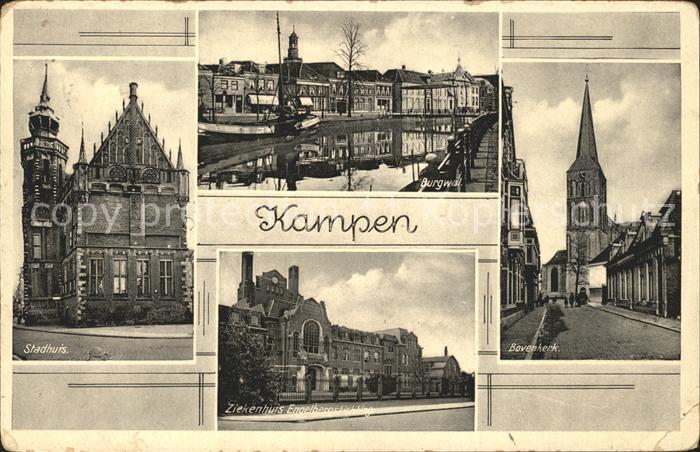 Kampen Niederlande Stadhuis Burgwal Bovenkerk Ziekenhuis E