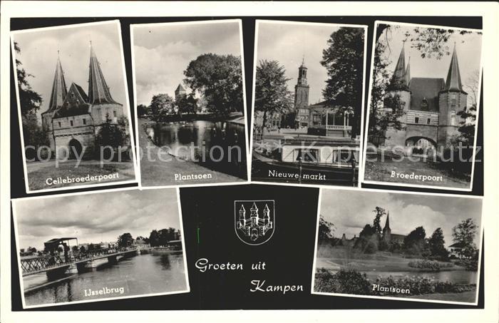 Kampen Niederlande Cellebroederspoort Plantsoen Nieuwe Markt Broederpoort Ijssel