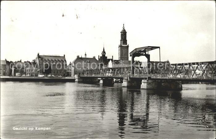 Kampen Niederlande Ijsselbrug Brücke Kirchturm