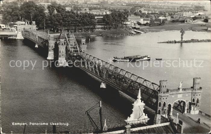 Kampen Niederlande Ijsselbrug Brücke Fliegeraufnahme