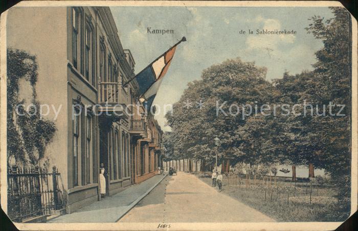 Kampen Niederlande de la Sablonierekade Fahne