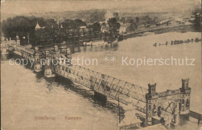 Kampen Niederlande Ijsselbrug Brücke Fliegeraufnahme