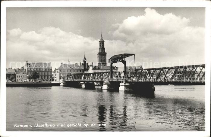 Kampen Niederlande Ijsselbrug Bruecke Kirchturm