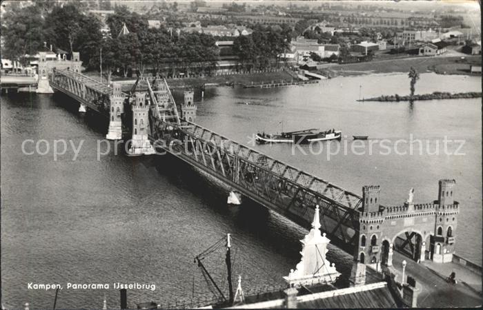Kampen Niederlande Ijsselbrug Bruecke Fliegeraufnahme
