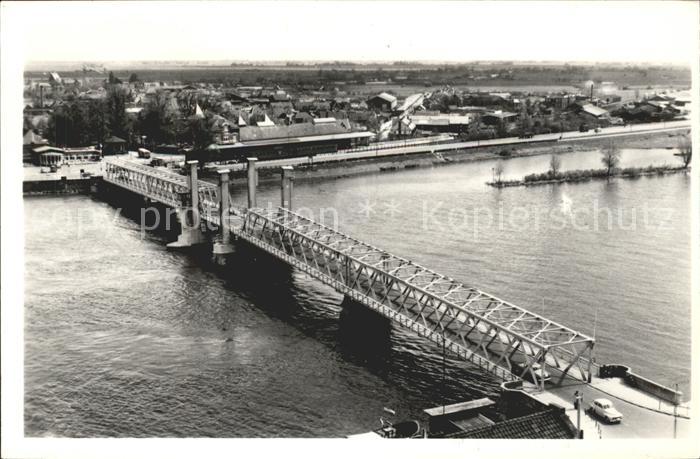 Kampen Niederlande Ijsselbrug Brücke Fliegeraufnahme