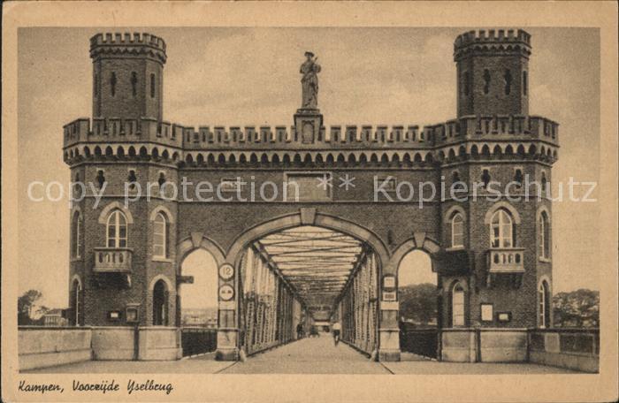 Kampen Niederlande Voorzijde Ijsselbrug Bruecke