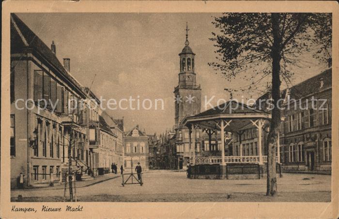 Kampen Niederlande Nieuwe Markt Pavillon Kirche