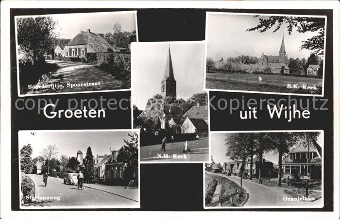 Wijhe Boorderijtje Spoorstraat Kerk Oranjelaa