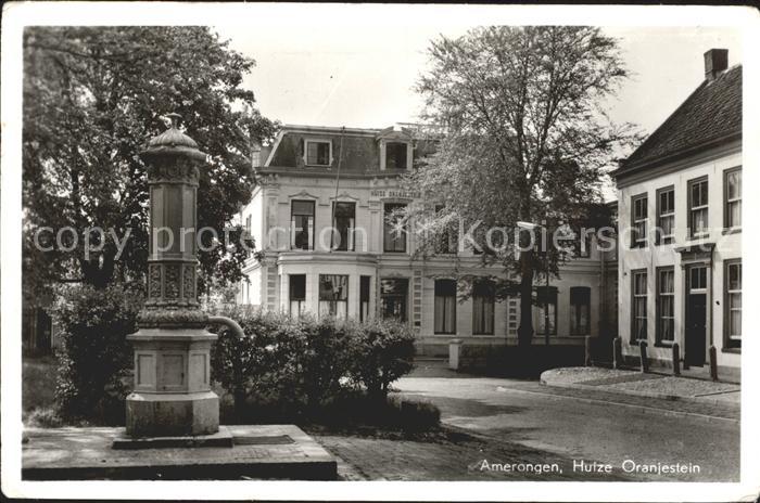 Amerongen Huize Oranjestein Pomp Brunnen