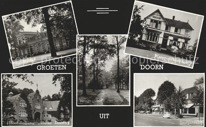 Doorn Niederlande Raadhuis Kampeerboerderij Huize Dorpstraat Bosgezicht