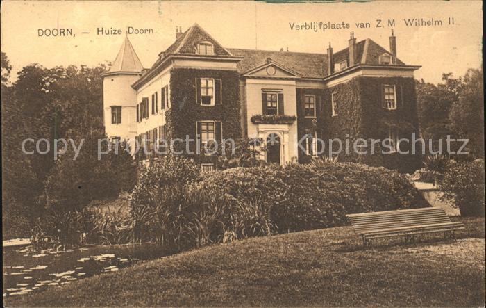 Doorn Niederlande Huize ZM Wilhelm II Schloss