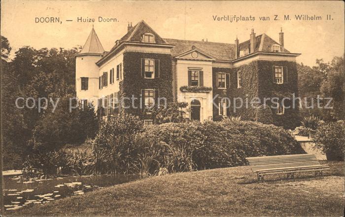 Doorn Niederlande Huize ZM Wilhelm II Schloss