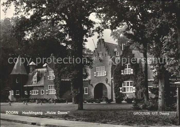 Doorn Niederlande Hoofdingang Huize Schloss