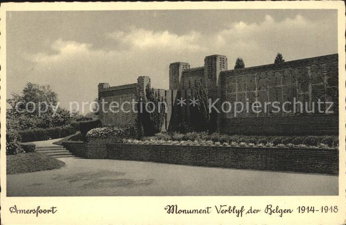 Amersfoort Monument Verblyf der Belgen Denkmal