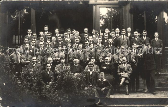 Amersfoort Dienstplichtige en Jonge Werkman Gruppenbild