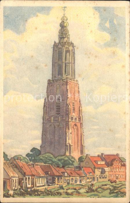 Amersfoort OL Vrouwetoren Kuenstlerkarte