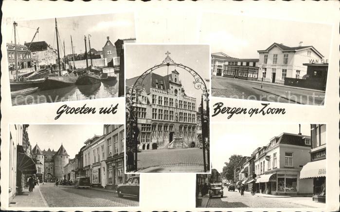 Bergen op Zoom Hafen Strassenansichten