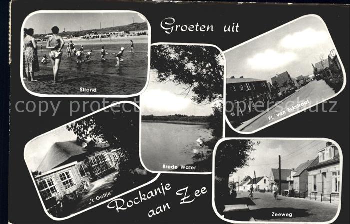 Rockanje Fl Eykstraat Zeeweg Brede Water Golfje Strand