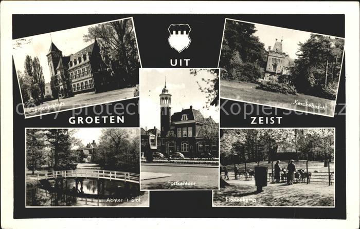 Zeist Gemeentehuis Kerckebosch Postkantoor Slot