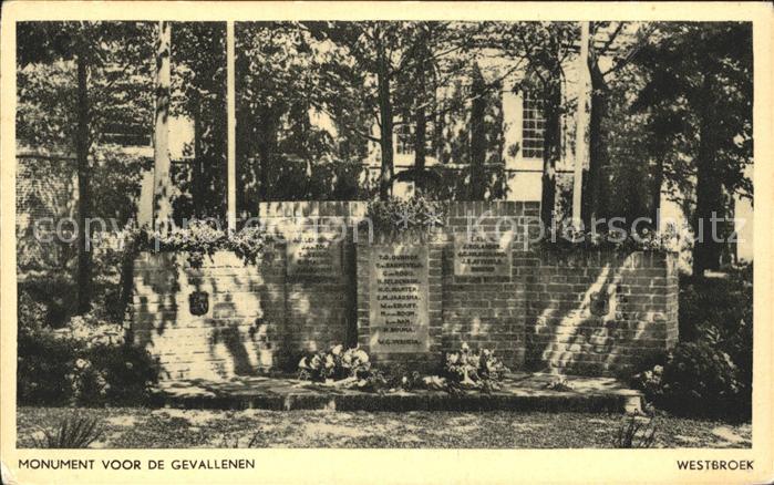 Westbroek Monument voor Gavallenen