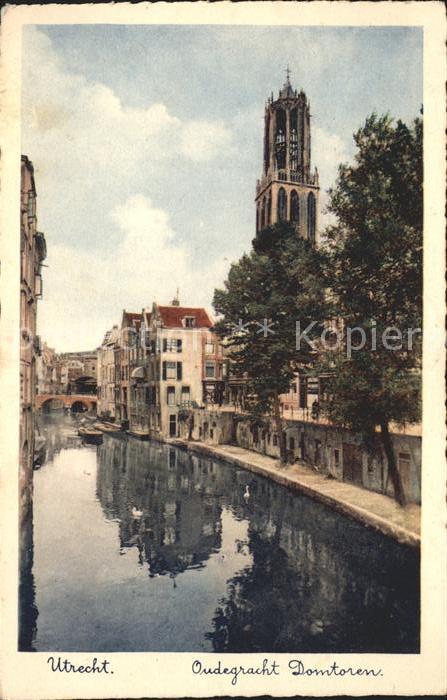 Utrecht Oudegracht Domtoren