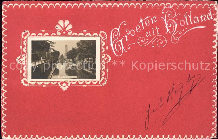 Utrecht Vue sur le vieux canal