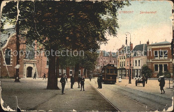 Utrecht Janskerkhof Strassenbahn